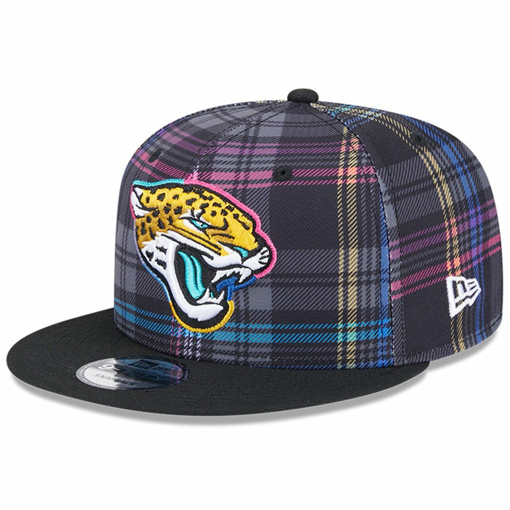 Jacksonville Jaguars New Era Youth 2024 NFL Crucial Catch 9FIFTY Snapback Hat - Black discount