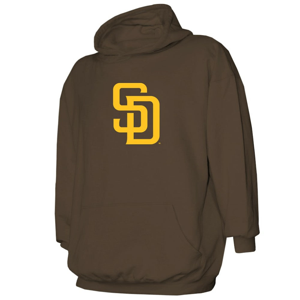 San Diego Padres Stitches Youth Fleece Pullover Hoodie - Brown