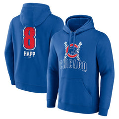 Ian Happ Chicago Cubs Fastball Player Name & Number Pullover Hoodie - Royal