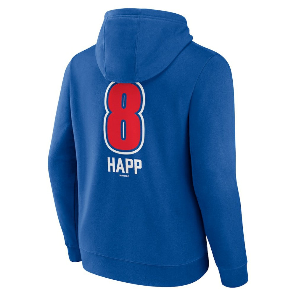 Ian Happ Chicago Cubs Fastball Player Name & Number Pullover Hoodie - Royal