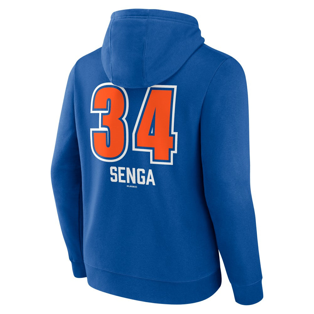 Kodai Senga New York Mets Fastball Player Name & Number Pullover Hoodie - Royal