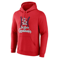 Jordan Walker St. Louis Cardinals Fastball Player Name & Number Pullover Hoodie - Red