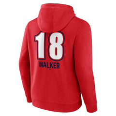 Jordan Walker St. Louis Cardinals Fastball Player Name & Number Pullover Hoodie - Red