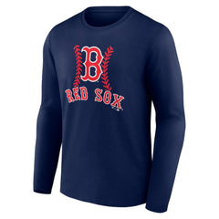 Triston Casas Boston Red Sox Fastball Player Name & Number Long Sleeve T-Shirt - Navy