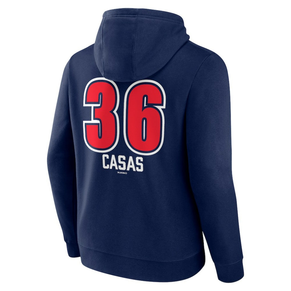 Triston Casas Boston Red Sox Fastball Player Name & Number Pullover Hoodie - Navy