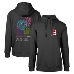 Boston Red Sox Levelwear Podium Vintage Pullover Hoodie - Black