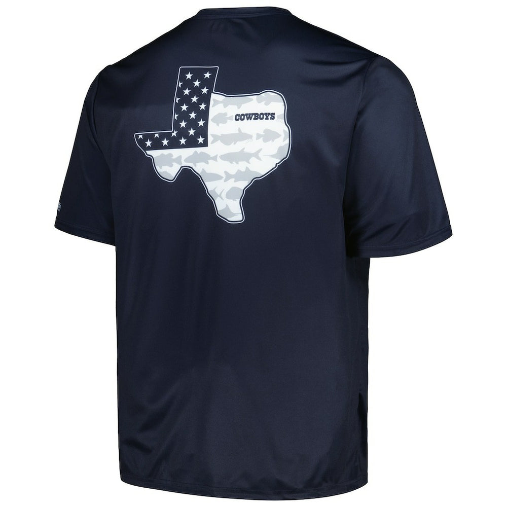 Dallas Cowboys Terminal Tackle Omni-Shade Texas T-Shirt - Navy outlet