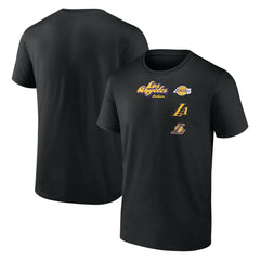Los Angeles Lakers Graffiti Logo T-Shirt - Black outlet
