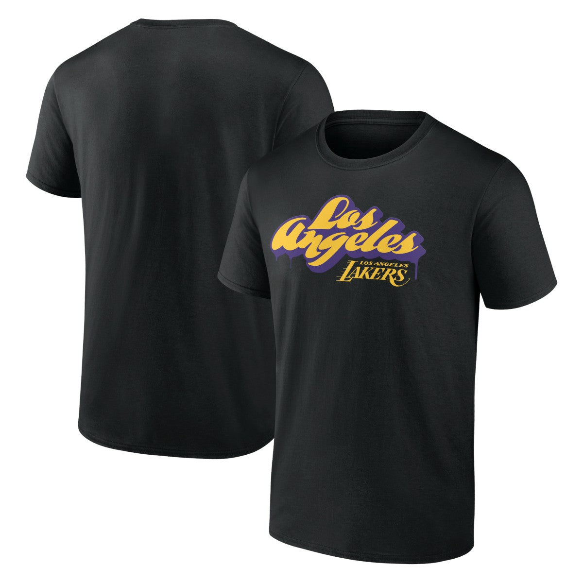 Los Angeles Lakers LA Graffiti T-Shirt - Black on sale