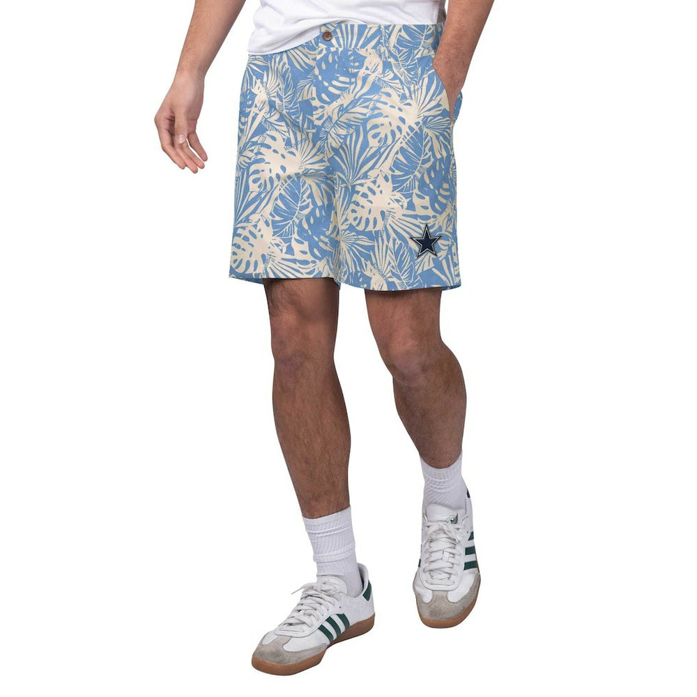 Dallas Cowboys Margaritaville Sand Washed Monstera Party Amphib Shorts - Blue outlet