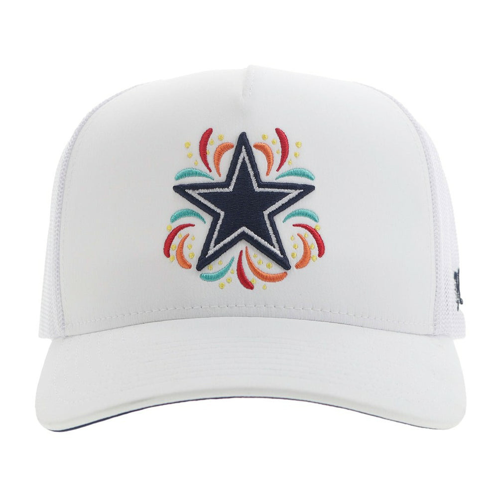 Dallas Cowboys HOOey NFL Fiesta Adjustable Trucker Hat – White on sale