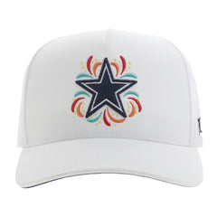 Dallas Cowboys HOOey NFL Fiesta Adjustable Trucker Hat – White on sale
