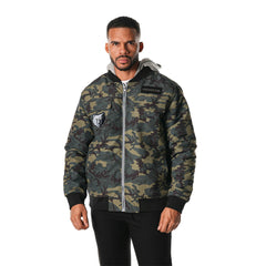 Memphis Grizzlies The Wild Collective Unisex Full-Zip Hoodie Bomber Jacket - Camo on sale