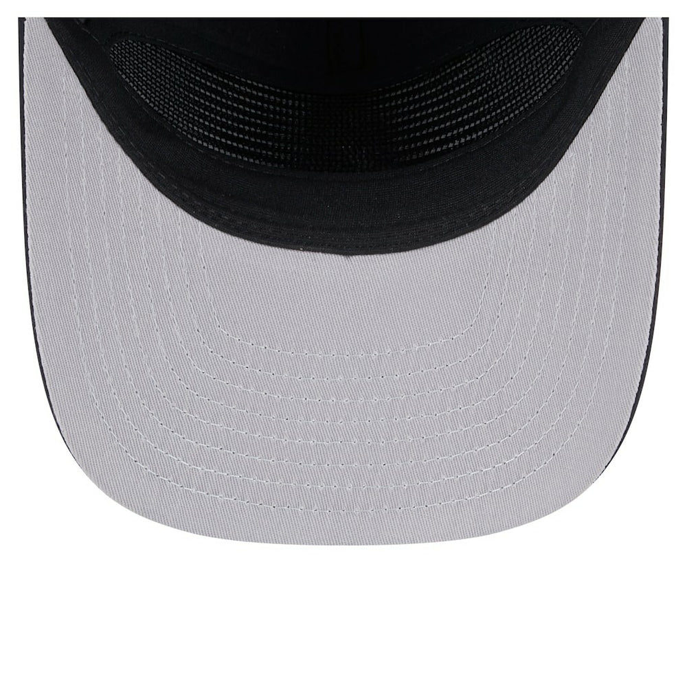 Las Vegas Raiders New Era Throwback Brush Golfer Snapback Hat - Black cheap