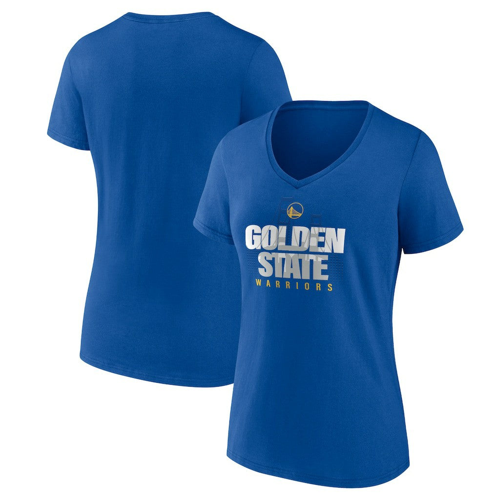 Golden State Warriors Pick & Roll Coverage V-Neck T-Shirt sale - Royal outlet