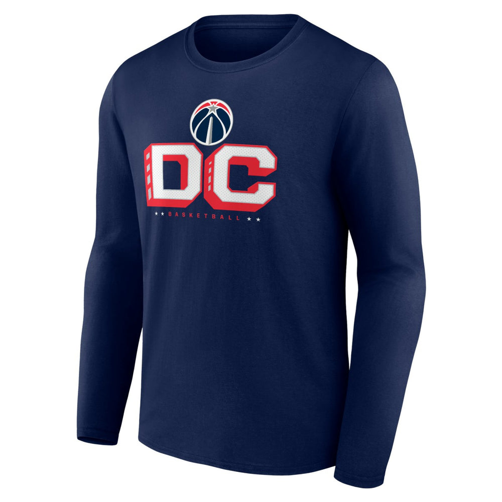 Washington Wizards Pick & Roll Coverage Long Sleeve T-Shirt - Navy sale