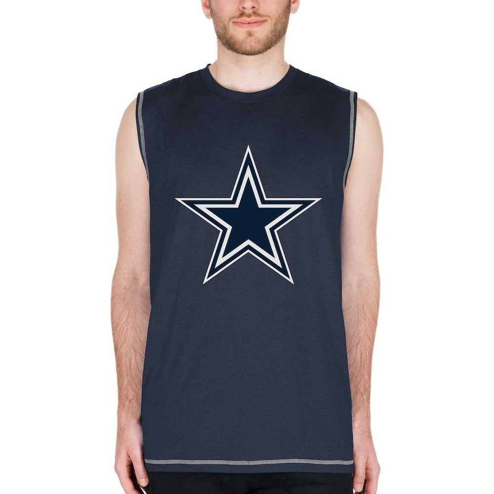 Dallas Cowboys New Era Muscle Tank Top - Navy on sale