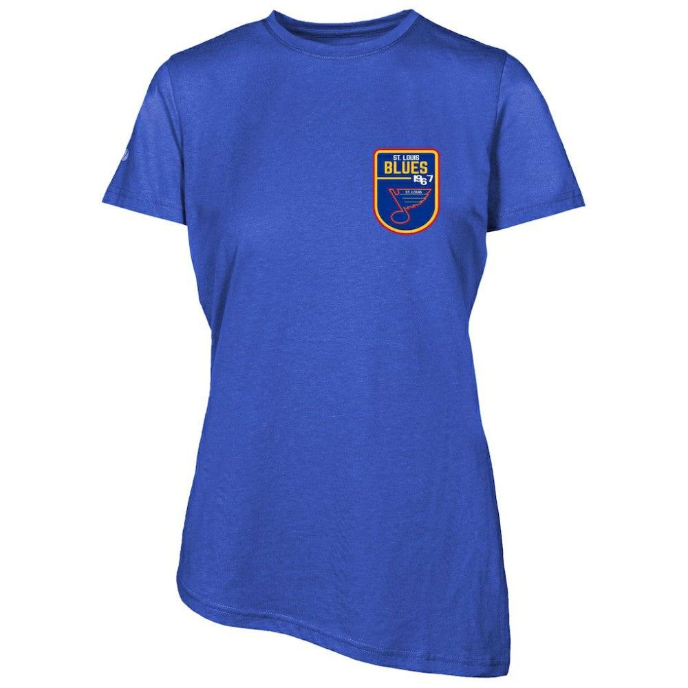 St. Louis Blues Levelwear Women's Retro Birch T-Shirt Blue