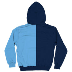 Manchester City Vive La Fete Youth Color Block Fleece Pullover Hoodie - Navy/Sky Blue outlet