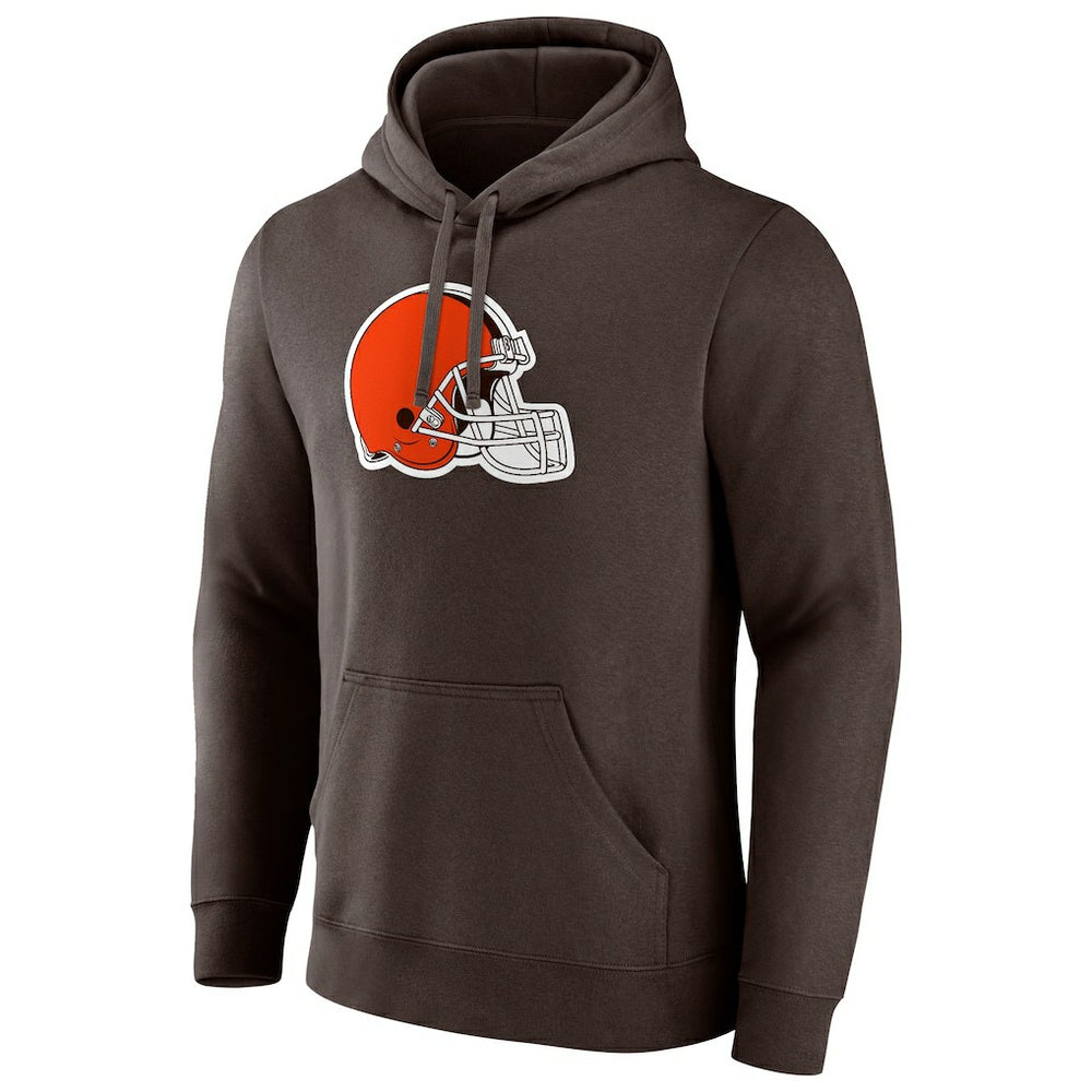 Cleveland Browns Primary Logo Pullover Hoodie - Brown online