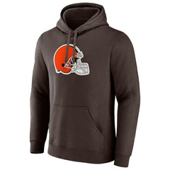 Cleveland Browns Primary Logo Pullover Hoodie - Brown online