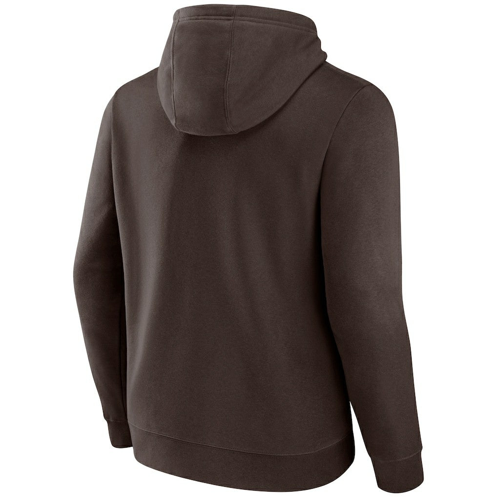 Cleveland Browns Primary Logo Pullover Hoodie - Brown online