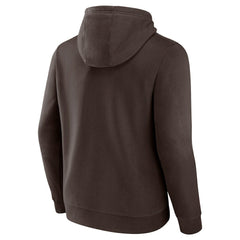 Cleveland Browns Team Lockup Pullover Hoodie - Brown discount