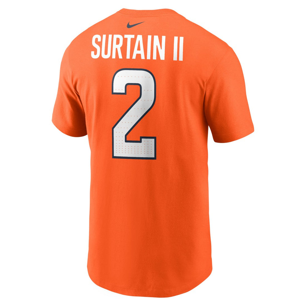 Patrick Surtain II Denver Broncos Name & Number T-Shirt - Orange | Nike for sale