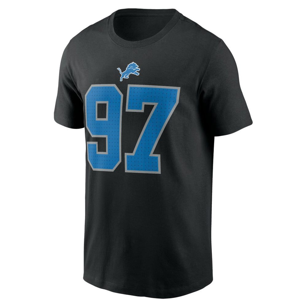 Aidan Hutchinson Detroit Lions Player Name & Number T-Shirt - Black | Nike on sale