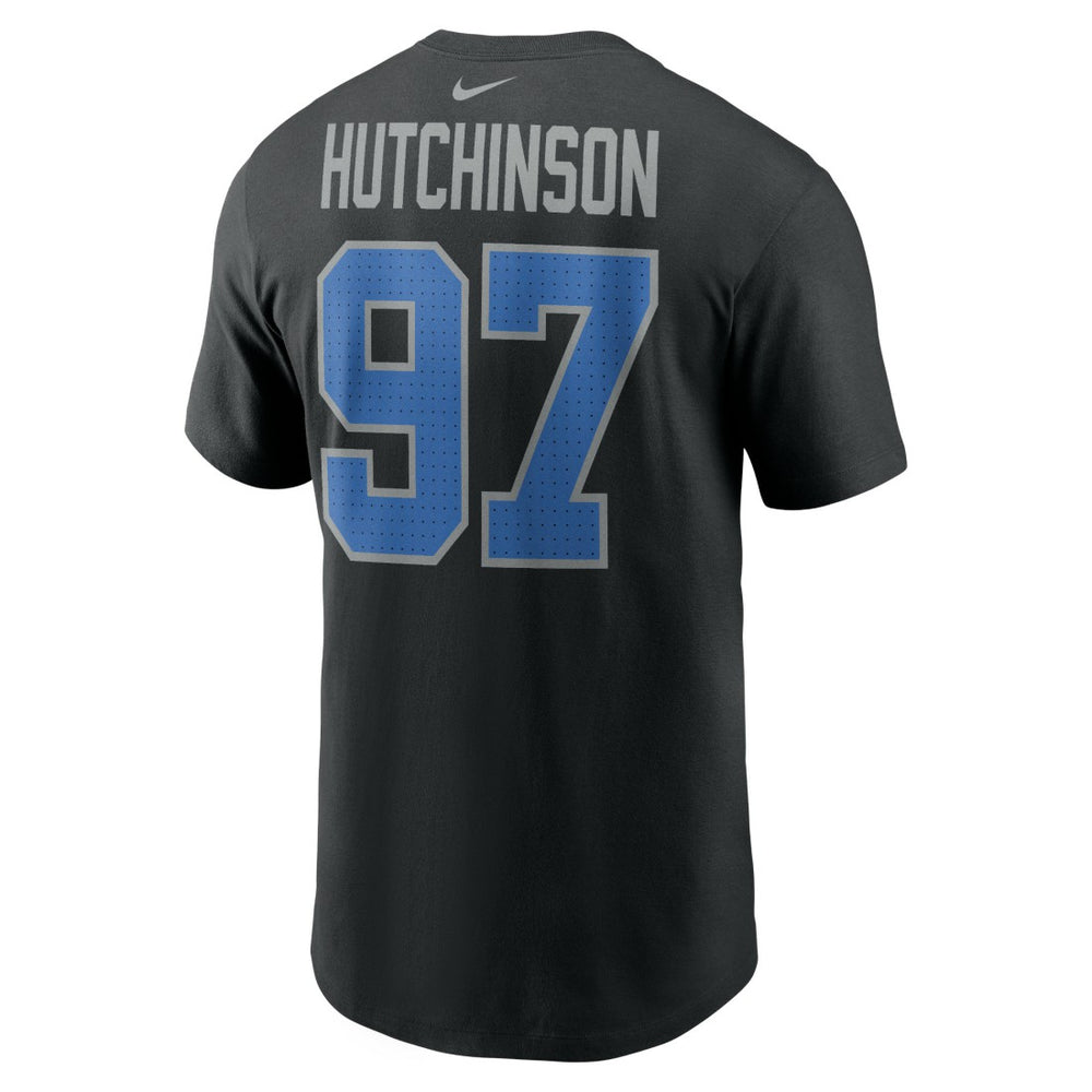 Aidan Hutchinson Detroit Lions Player Name & Number T-Shirt - Black | Nike on sale