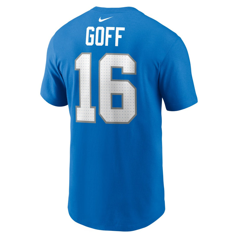 Jared Goff Detroit Lions Name & Number T-Shirt - Blue | Nike cheap