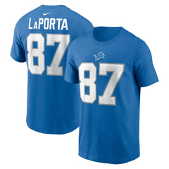 Sam LaPorta Detroit Lions Name & Number T-Shirt - Blue | Nike cheap