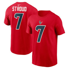 C.J. Stroud Houston Texans Player Name & Number T-Shirt - Red | Nike cheap