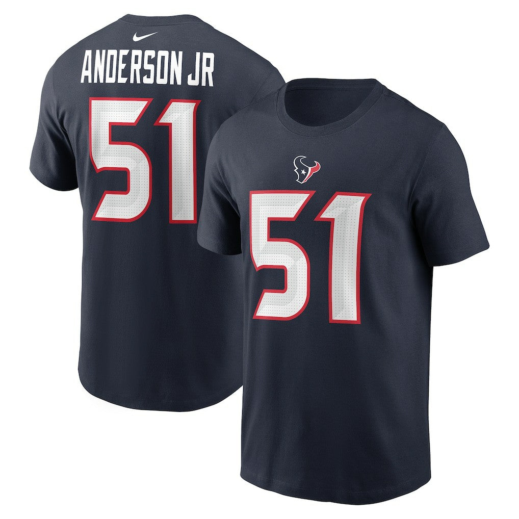 Will Anderson Jr. Houston Texans Player Name & Number T-Shirt - Navy | Nike sale