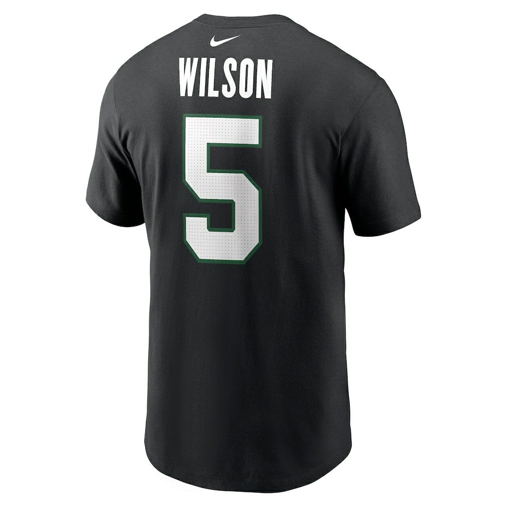 Garrett Wilson New York Jets Name & Number T-Shirt - Black | Nike outlet