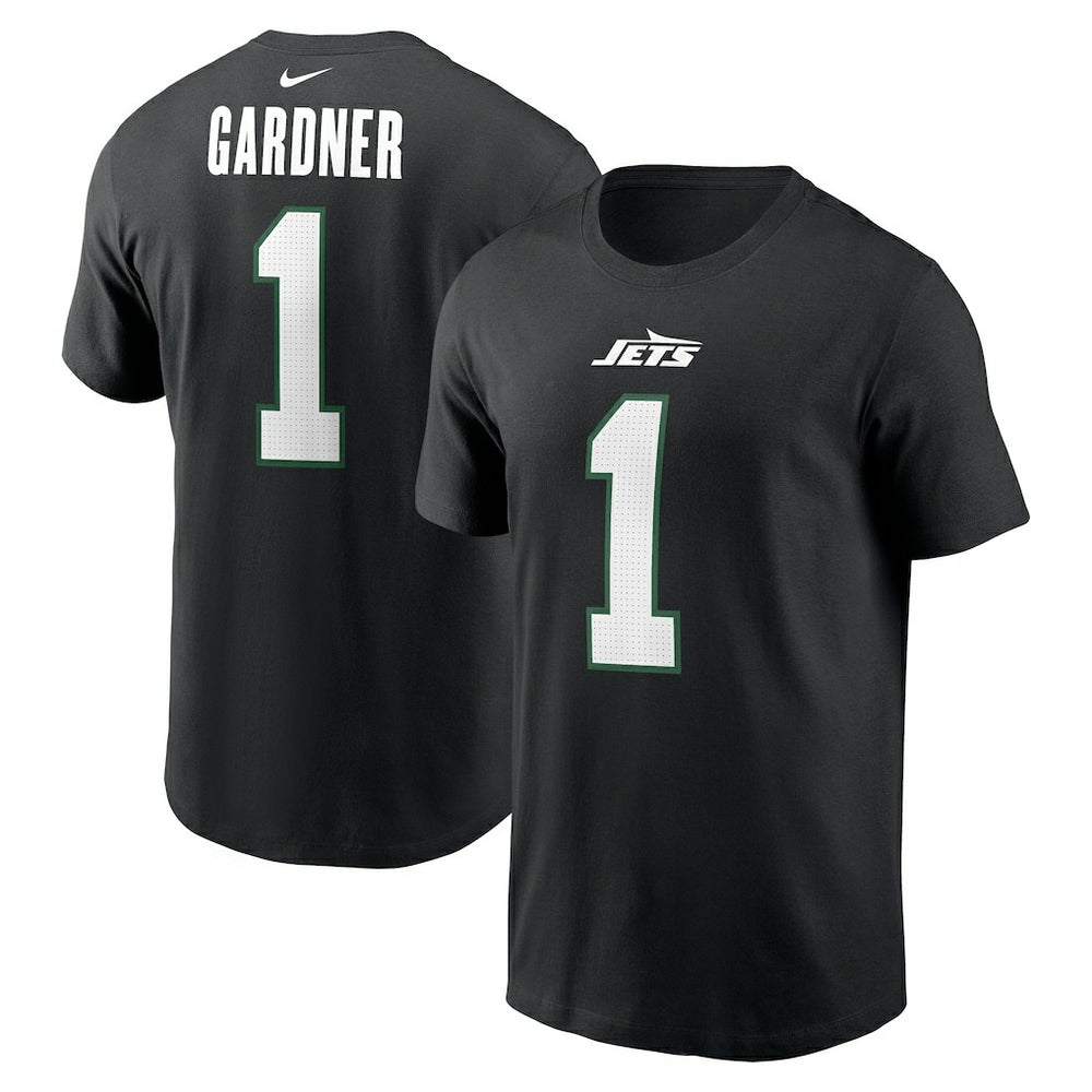 Ahmad Sauce Gardner New York Jets Name & Number T-Shirt - Black | Nike outlet