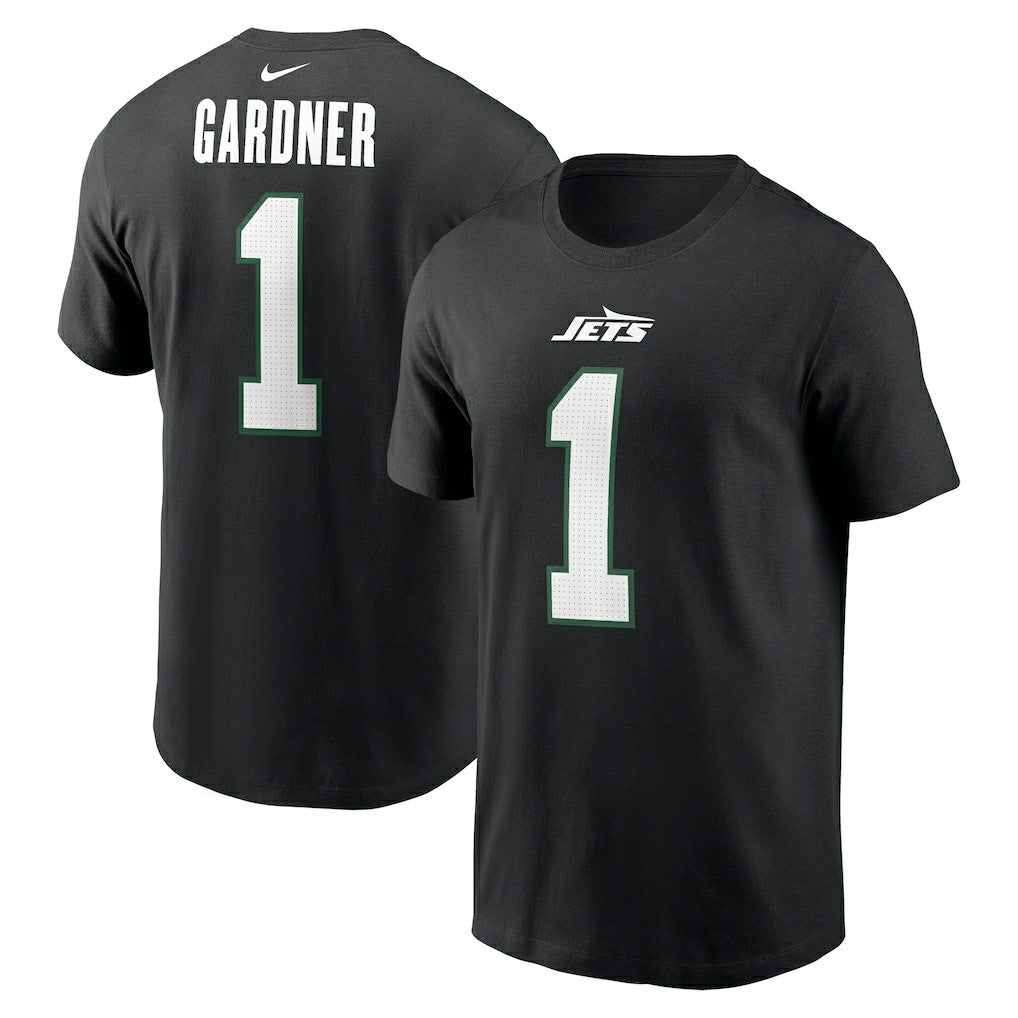Ahmad Sauce Gardner New York Jets Name & Number T-Shirt - Black | Nike outlet