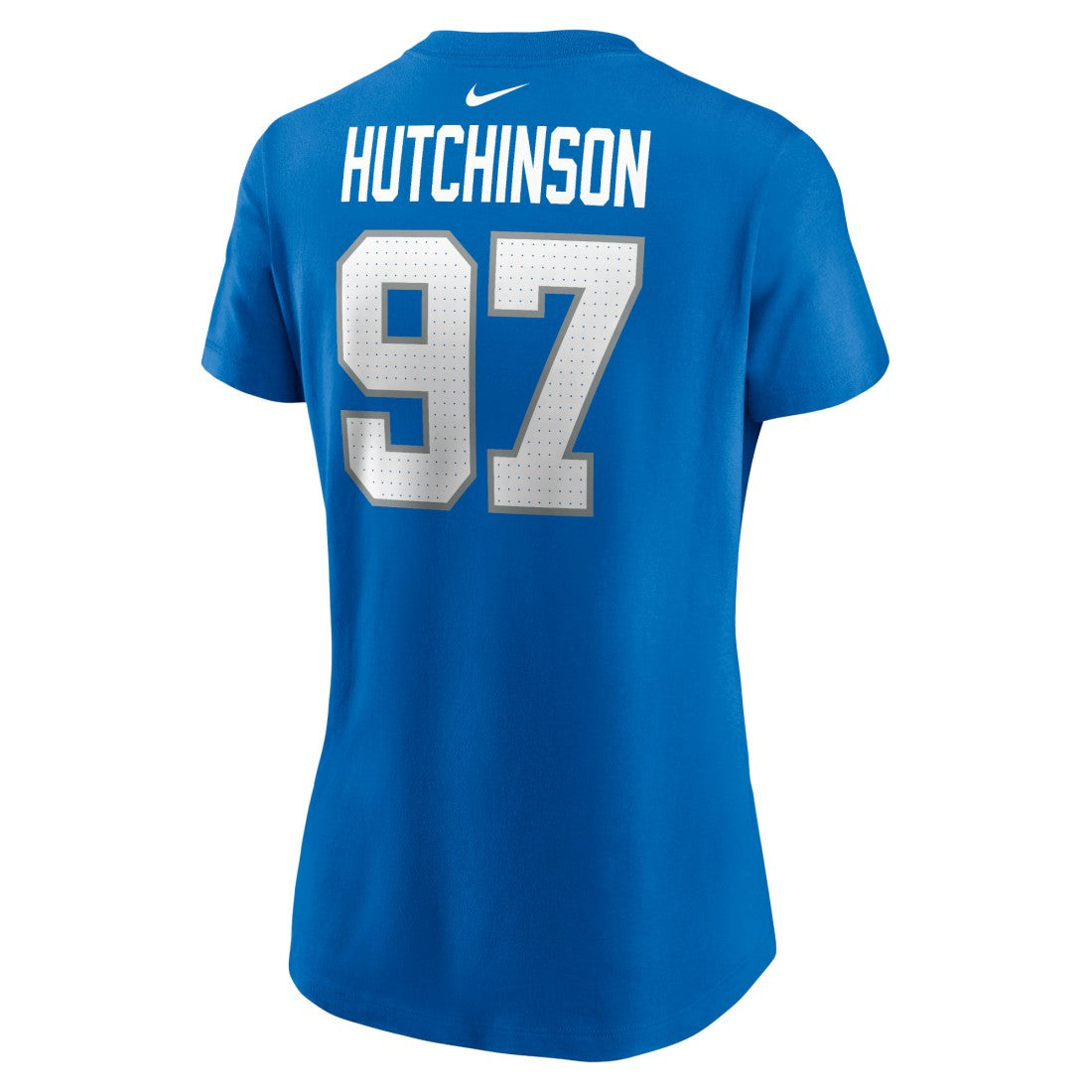 Aidan Hutchinson Detroit Lions Women's Player Name & Number T-Shirt - Blue | Nike for sale