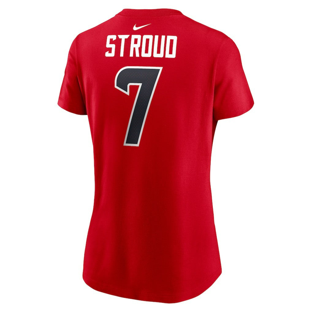 C.J. Stroud Houston Texans Women's Player Name & Number T-Shirt - Red | Nike sale