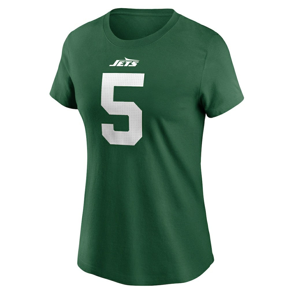 Garrett Wilson New York Jets Women's Player Name & Number T-Shirt - Green | Nike online
