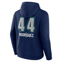 Julio Rodríguez Seattle Mariners Name & Number Fastball Pullover Hoodie - Navy