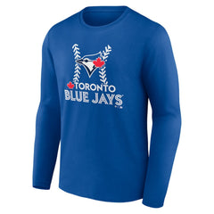 Vladimir Guerrero Jr. Toronto Blue Jays Name & Number Fastball Long Sleeve T-Shirt - Royal