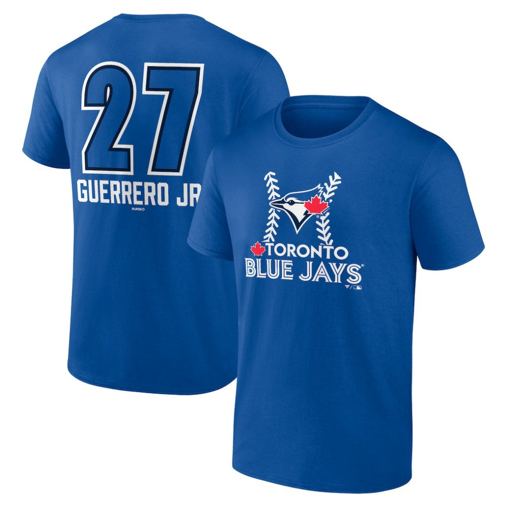Vladimir Guerrero Jr. Toronto Blue Jays Name & Number Fastball T-Shirt - Royal