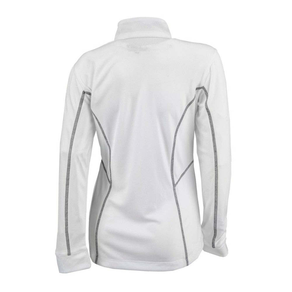 Detroit Tigers Women's Omni-Wick Shotgun Quarter-Zip Pullover Top - White | Columbia