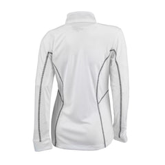 Cincinnati Reds Women's Omni-Wick Shotgun Quarter-Zip Pullover Top - White | Columbia
