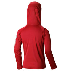 Boston Red Sox Youth Terminal Tackle Long Sleeve Hoodie T-Shirt - Red | Columbia