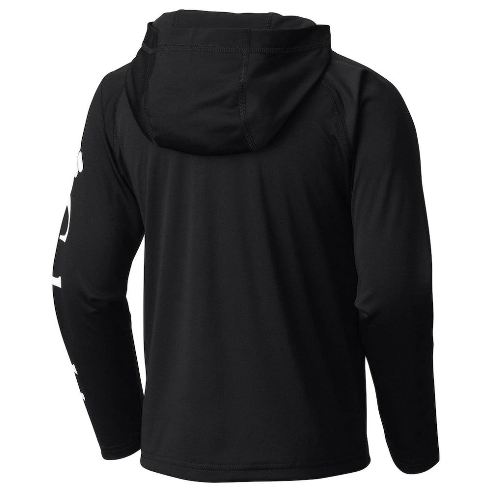 Chicago White Sox Youth Terminal Tackle Long Sleeve Hoodie T-Shirt - Black | Columbia