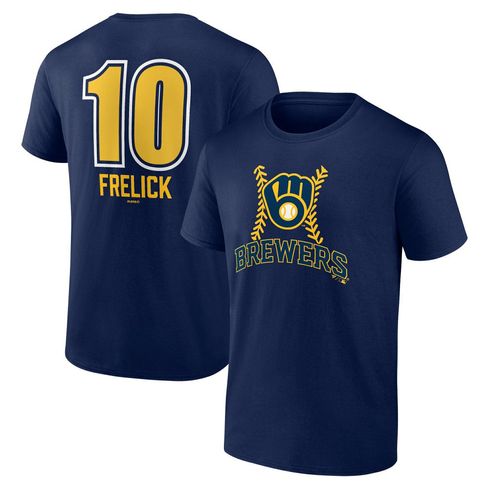 Sal Frelick Milwaukee Brewers Name & Number Fastball T-Shirt - Navy