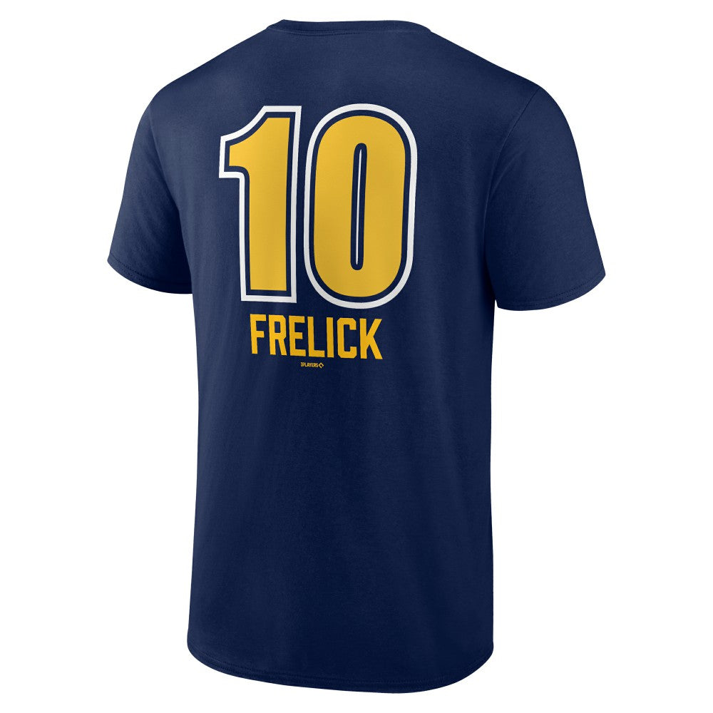 Sal Frelick Milwaukee Brewers Name & Number Fastball T-Shirt - Navy