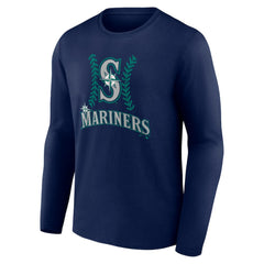 Cal Raleigh Seattle Mariners Name & Number Fastball Long Sleeve T-Shirt - Navy